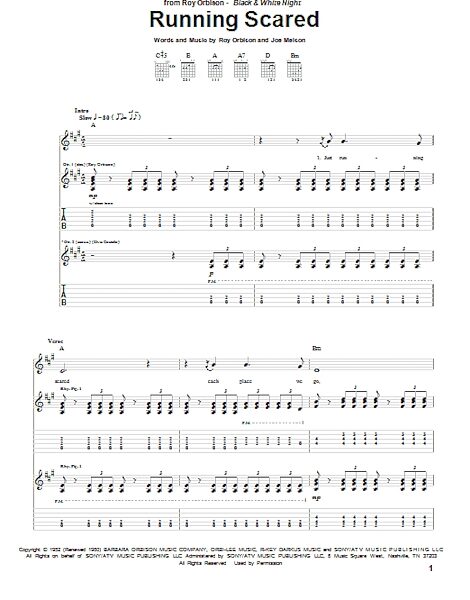 open zoom image for Running Scared - Guitar TAB, New, Main