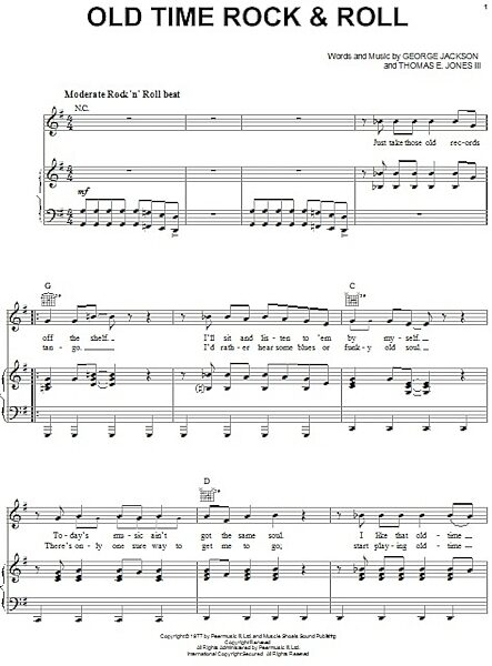 open zoom image for Old Time Rock & Roll - Piano/Vocal/Guitar, New, Main