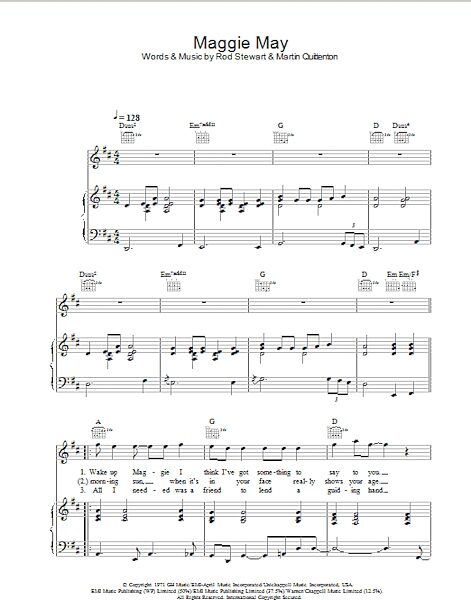 open zoom image for Maggie May - Piano/Vocal/Guitar, New, Main