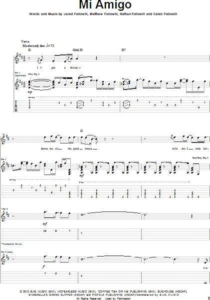 open zoom image for Mi Amigo - Guitar TAB, New, Main