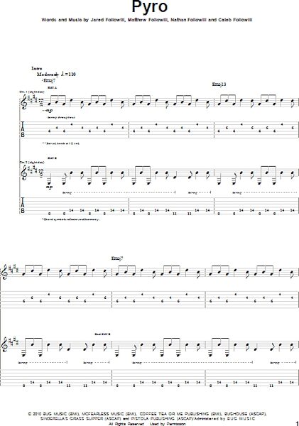 open zoom image for Pyro - Guitar TAB, New, Main