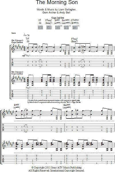 open zoom image for The Morning Son - Guitar TAB, New, Main