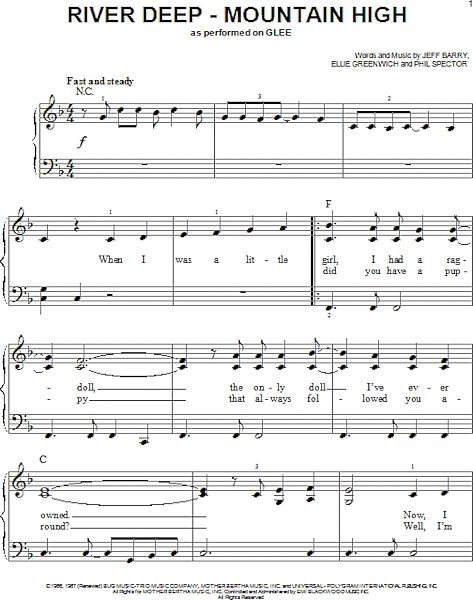 open zoom image for River Deep - Mountain High - Easy Piano, New, Main