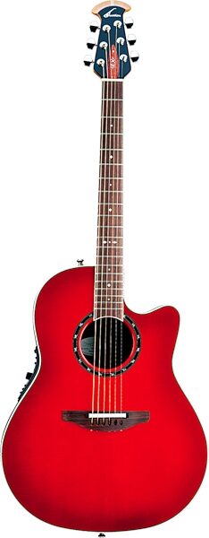 open zoom image for Ovation 1771LX Standard Balladeer Mid-Depth Bowl Cutaway Acoustic-Electric Guitar, Cherry Burst