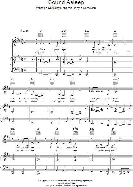 open zoom image for Sound Asleep - Piano/Vocal/Guitar, New, Main