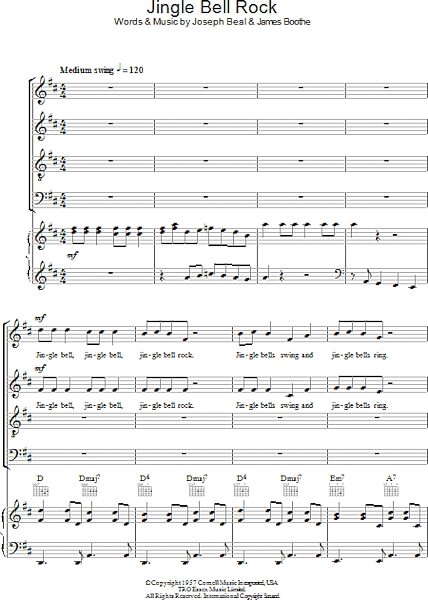 open zoom image for Jingle-Bell Rock - Choral, New, Main