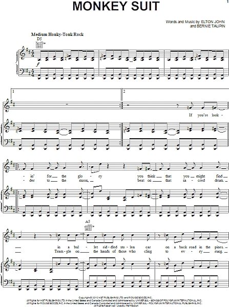 open zoom image for Monkey Suit - Piano/Vocal/Guitar, New, Main