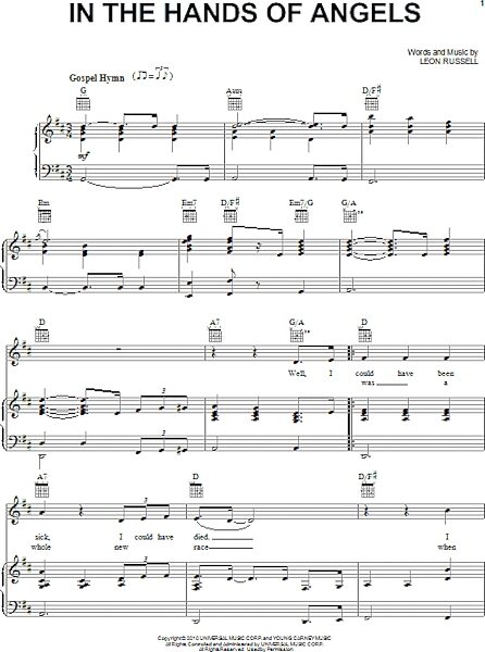 open zoom image for In The Hands Of Angels - Piano/Vocal/Guitar, New, Main