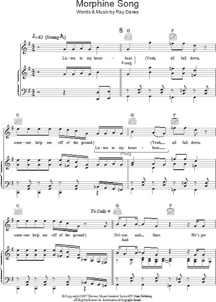 open zoom image for Morphine Song - Piano/Vocal/Guitar, New, Main