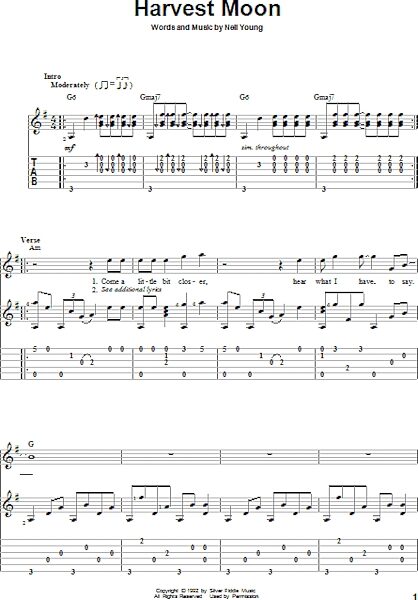 open zoom image for Harvest Moon - Solo Guitar, New, Main