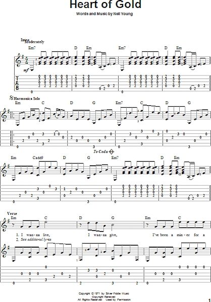 open zoom image for Heart Of Gold - Solo Guitar, New, Main