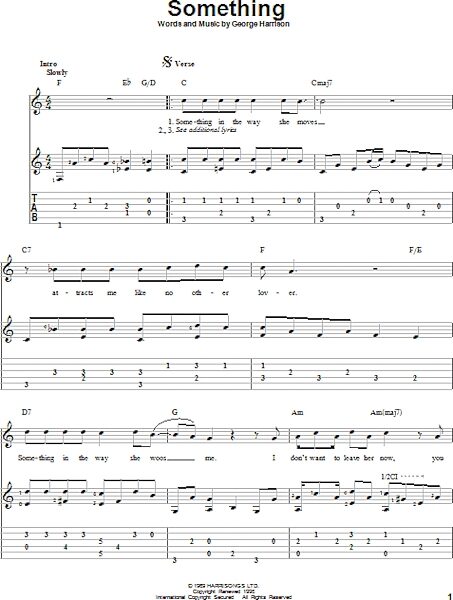 open zoom image for Something - Solo Guitar, New, Main