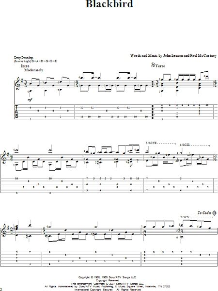 open zoom image for Blackbird - Solo Guitar, New, Main
