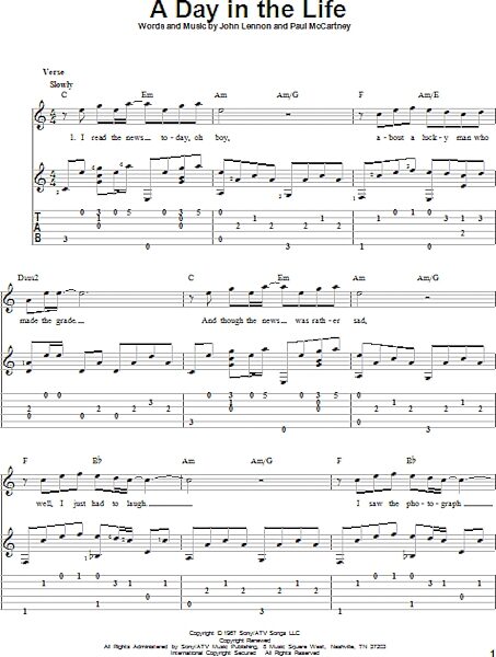 open zoom image for A Day In The Life - Solo Guitar, New, Main