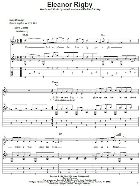 open zoom image for Eleanor Rigby - Solo Guitar, New, Main