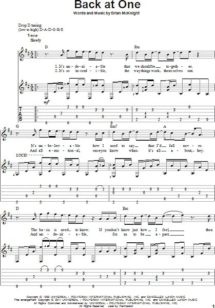 open zoom image for Back At One - Solo Guitar, New, Main