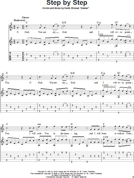 open zoom image for Step By Step - Solo Guitar, New, Main
