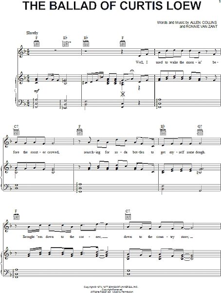 open zoom image for The Ballad Of Curtis Loew - Piano/Vocal/Guitar, New, Main