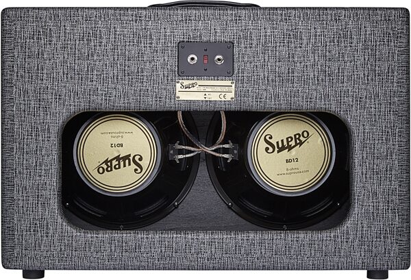 open zoom image for Supro Black Magick Guitar Speaker Cabinet (150 Watts, 2x12"), 4/16 Ohms, view