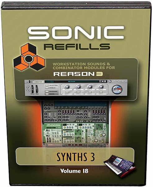 open zoom image for Sonic Reality Volume 18: Synths 3 Refills for Reason, Main