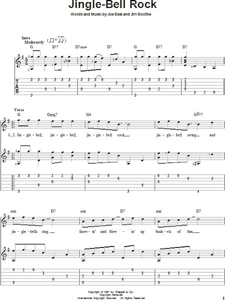 open zoom image for Jingle-Bell Rock - Solo Guitar, New, Main