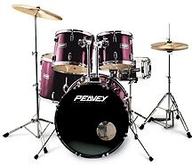 open zoom image for Peavey International Series II 5-Piece Drum Kit, Metallic Claret
