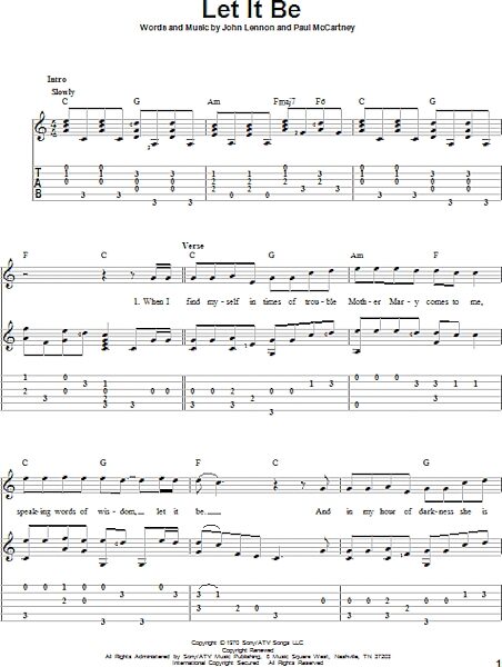 open zoom image for Let It Be - Solo Guitar, New, Main