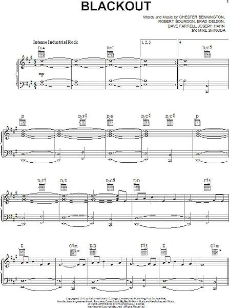 open zoom image for Blackout - Piano/Vocal/Guitar, New, Main