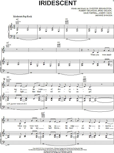 open zoom image for Iridescent - Piano/Vocal/Guitar, New, Main