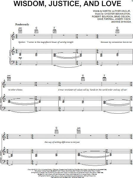 open zoom image for Wisdom, Justice, And Love - Piano/Vocal/Guitar, New, Main