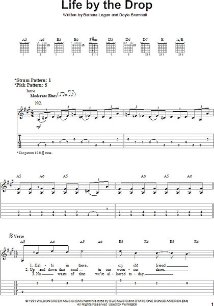 open zoom image for Life By The Drop - Easy Guitar with TAB, New, Main