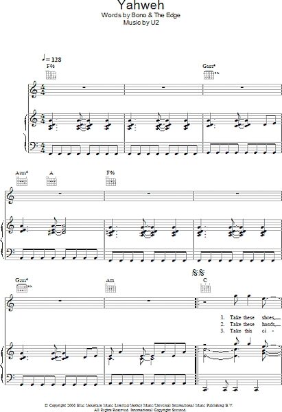 open zoom image for Yahweh - Piano/Vocal/Guitar, New, Main