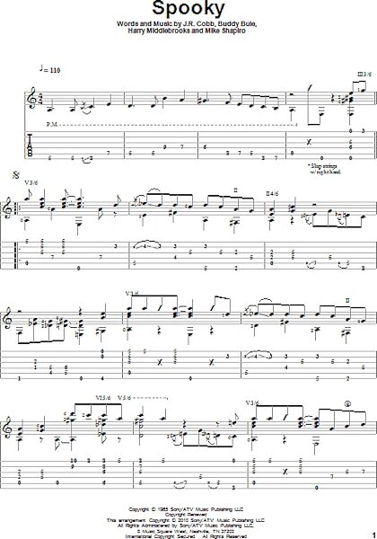 open zoom image for Spooky - Solo Guitar, New, Main