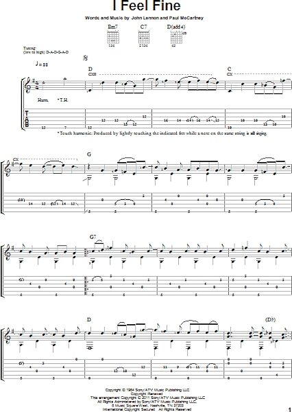 open zoom image for I Feel Fine - Solo Guitar, New, Main