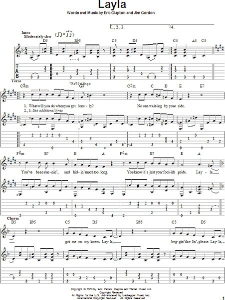 open zoom image for Layla - Solo Guitar, New, Main