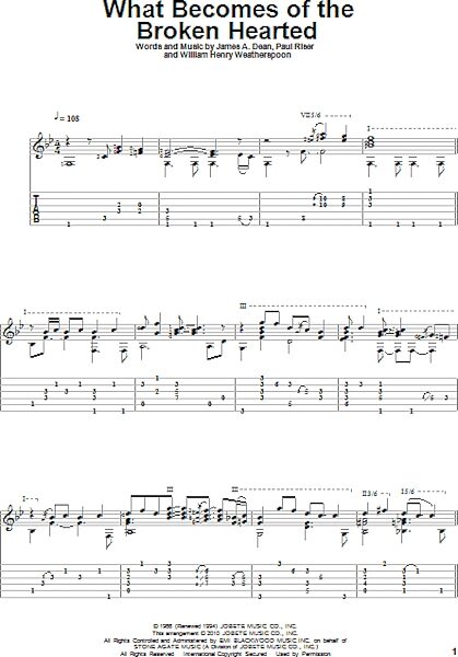 open zoom image for What Becomes Of The Broken Hearted - Solo Guitar, New, Main