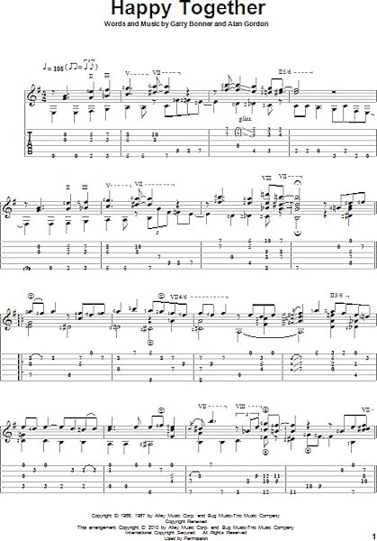 open zoom image for Happy Together - Solo Guitar, New, Main