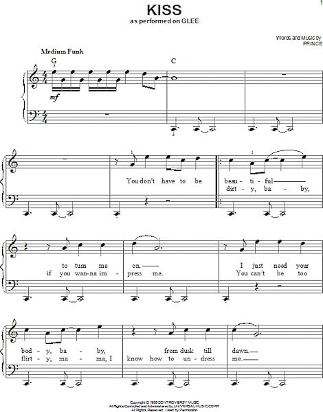 open zoom image for Kiss - Easy Piano, New, Main