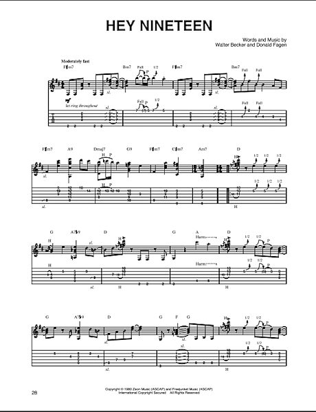 open zoom image for Hey Nineteen - Solo Guitar, New, Main