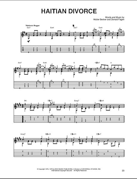 open zoom image for Haitian Divorce - Solo Guitar, New, Main