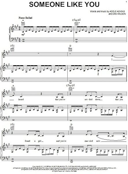 open zoom image for Someone Like You - Piano/Vocal/Guitar, New, Main