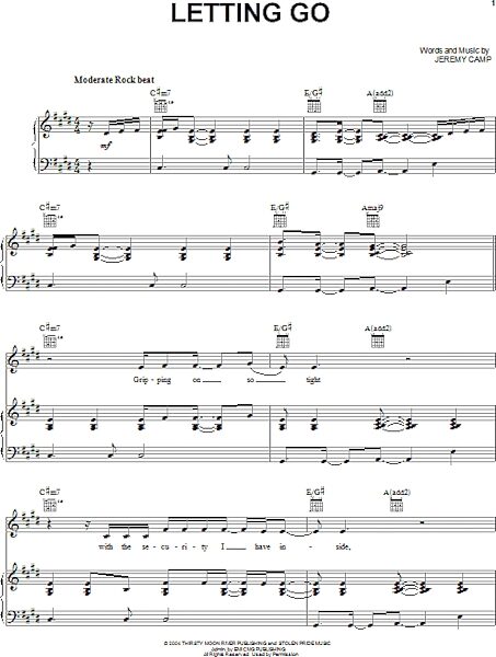 open zoom image for Letting Go - Piano/Vocal/Guitar, New, Main