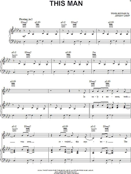 open zoom image for This Man - Piano/Vocal/Guitar, New, Main