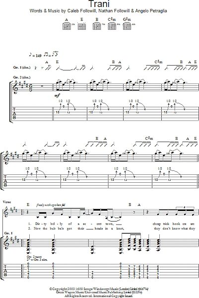 open zoom image for Trani - Guitar TAB, New, Main