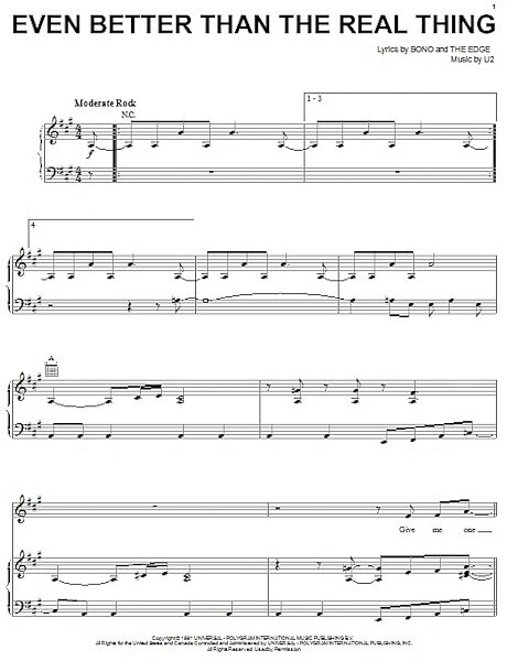 open zoom image for Even Better Than The Real Thing - Piano/Vocal/Guitar, New, Main