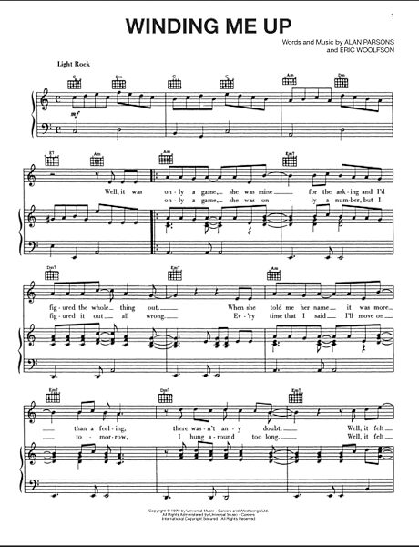 open zoom image for Winding Me Up - Piano/Vocal/Guitar, New, Main