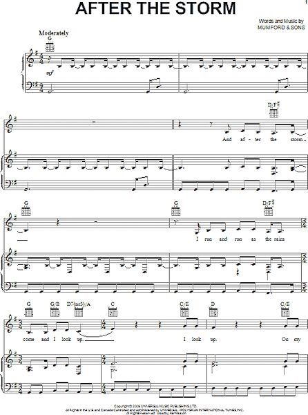 open zoom image for After The Storm - Piano/Vocal/Guitar, New, Main