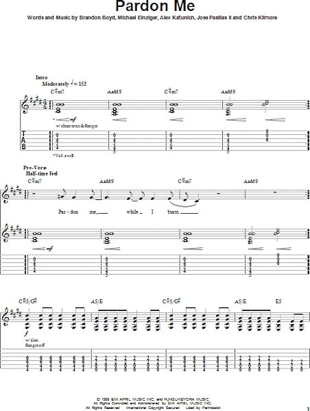 open zoom image for Pardon Me - Easy Guitar with TAB, New, Main