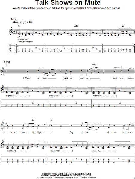 open zoom image for Talk Shows On Mute - Easy Guitar with TAB, New, Main