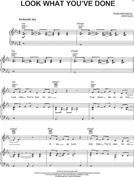 open zoom image for Look What You've Done - Piano/Vocal/Guitar, New, Main